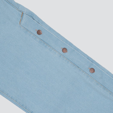 SVH - JUNHO WIDE LEG PANT IN WASHED LIGHT BLUE