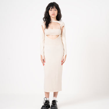 REISE - MEGARA KNIT DRESS OFF WHITE