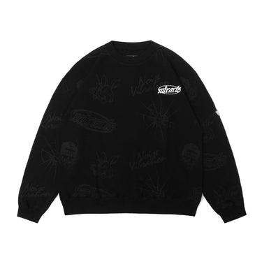 MIRACLE MATES - Blind Black Crewneck