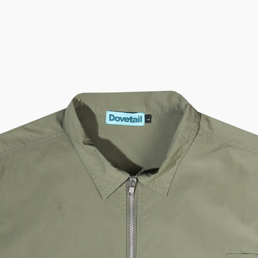 DOVETAIL - CORE LOGO ZIP UP - GREEN