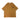PEANUT STAIN - Peanut Face Brown Oversized Tshirt