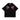 PEANUT STAIN - Coquette Ribbon Black Oversized Tshirt