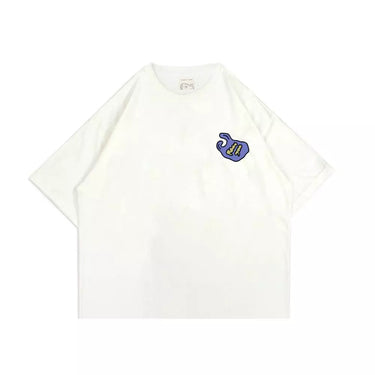 PEANUT STAIN - Missing Shopping Bag ivory boxy oversized tshirt