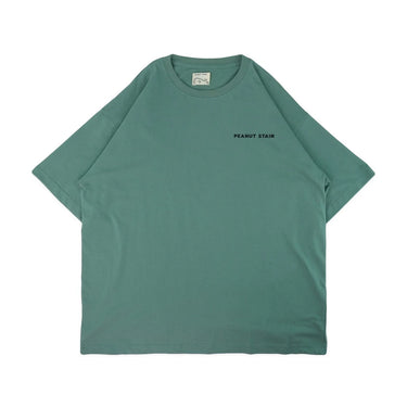 PEANUT STAIN - Big Logo Dusty Green Oversized Tshirt