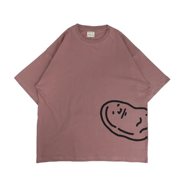 PEANUT STAIN - Hiding Peanut Dusty Purple Oversized Tshirt
